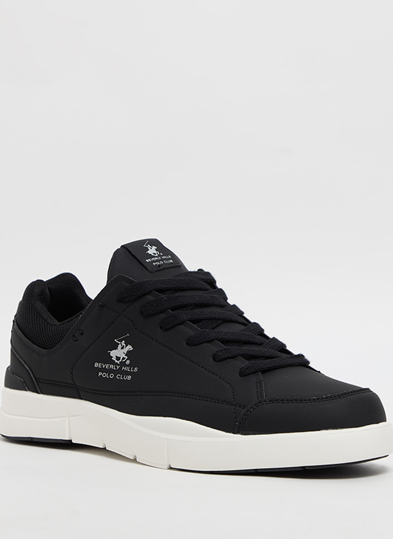 Logo Detail Lace Up Sneakers