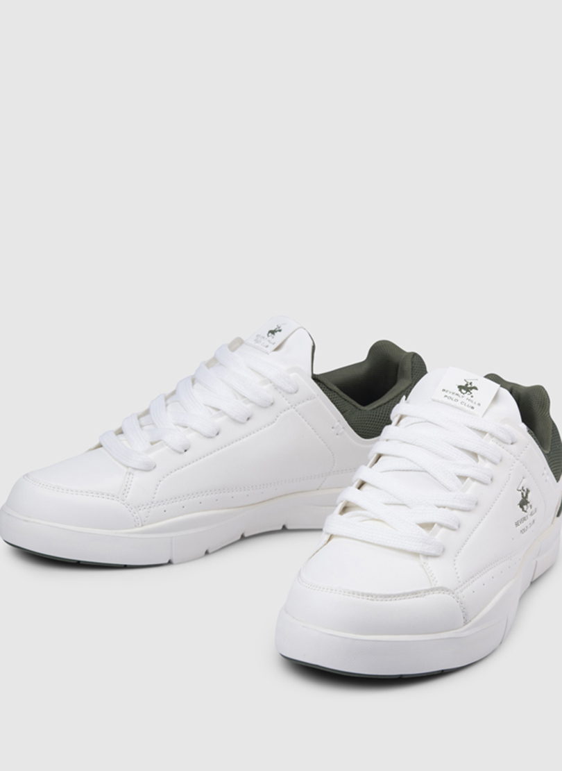Logo Detail Lace-Up Sneakers