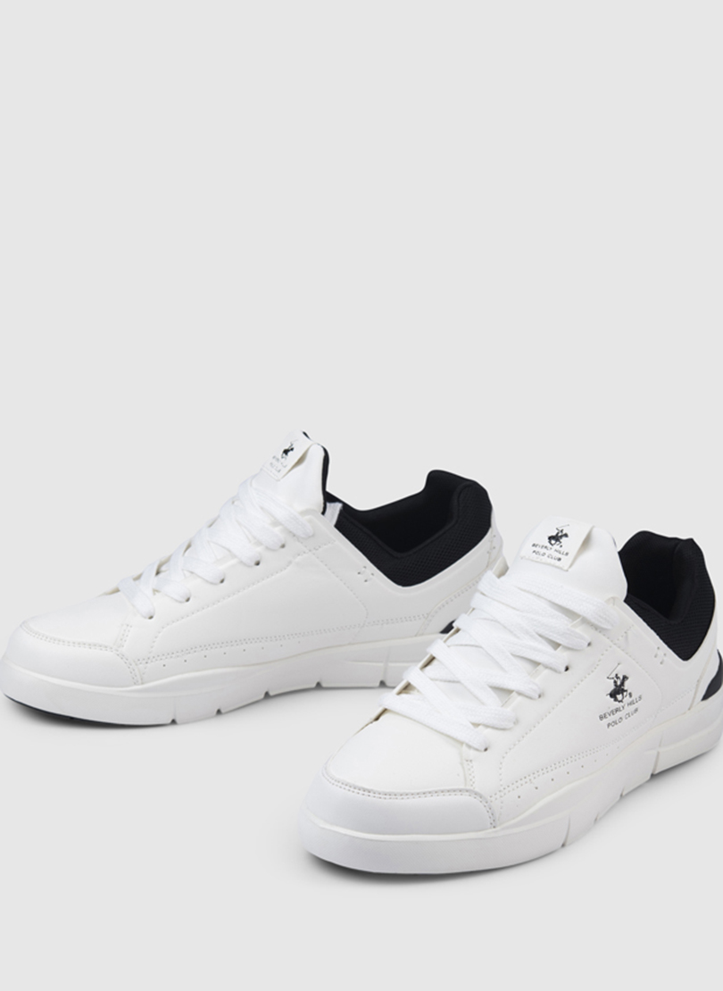 Logo Detail Lace-Up Sneakers