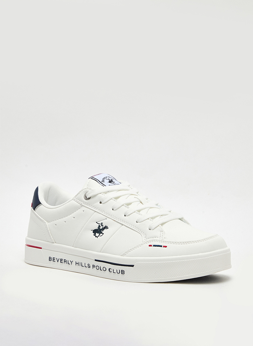 Logo Detail Lace Up Sneakers