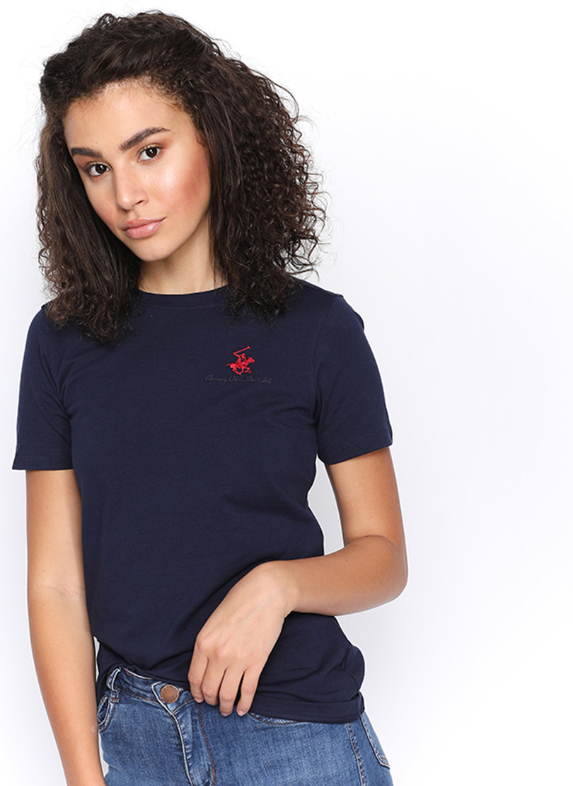 Logo Embroidered Short Sleeve T-Shirt - White BP L1365