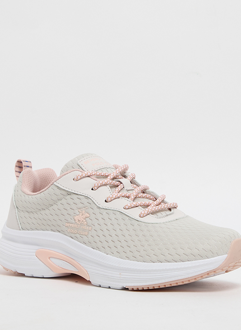 Logo Detail Lace Up Sneakers