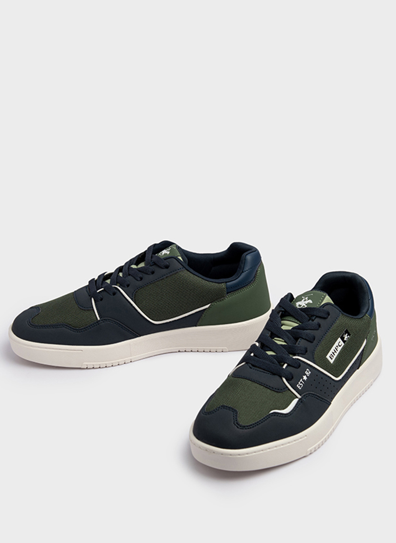 Logo Detail Lace-Up Sneakers