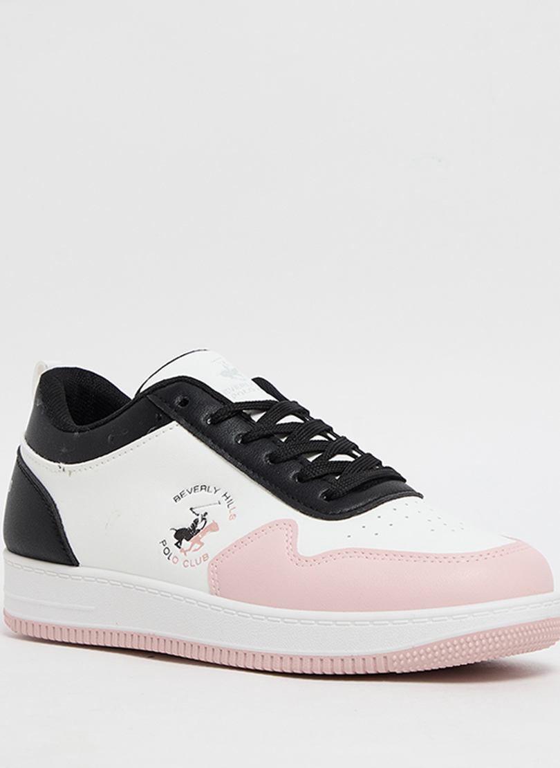 Color Block Lace Up Sneakers