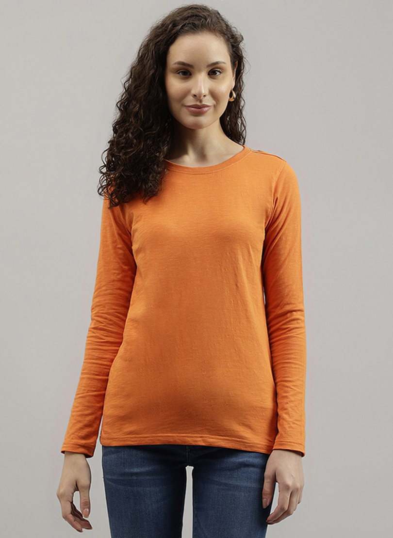 Solid Crew Neck T-Shirt