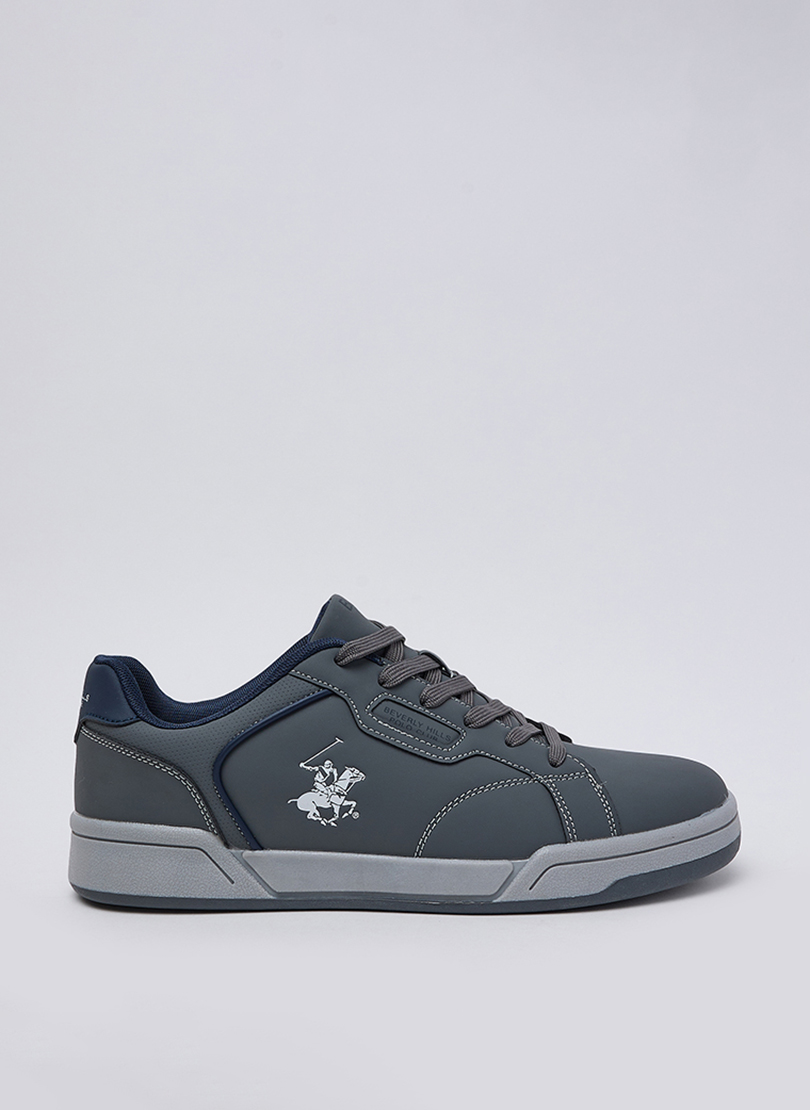 Logo Printed Lace-Up Sneakers