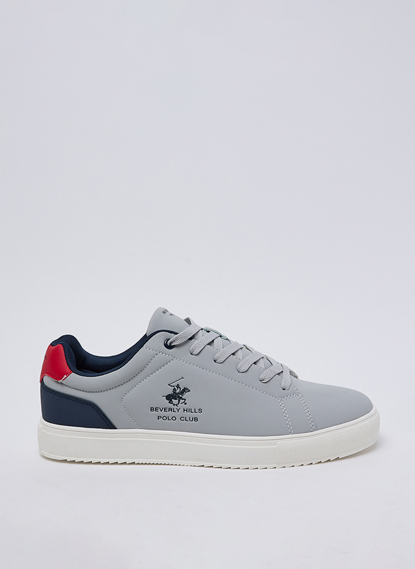 Logo Printed Lace-Up Sneakers