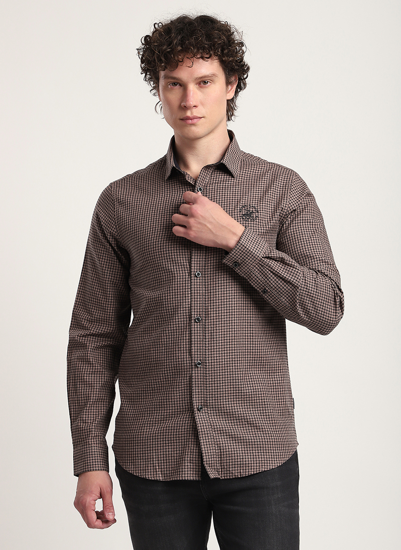 Plaid Long Sleeves Casual Shirt