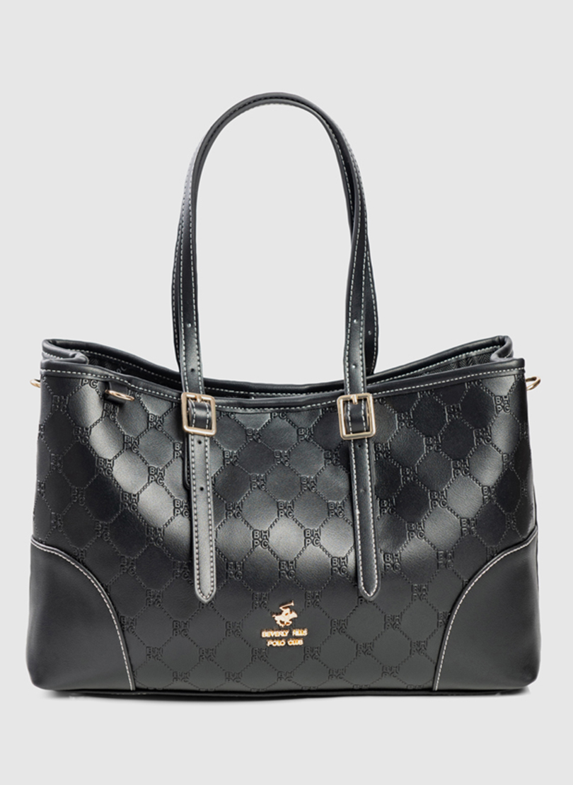 Logo Embossed Mini Tote Bag