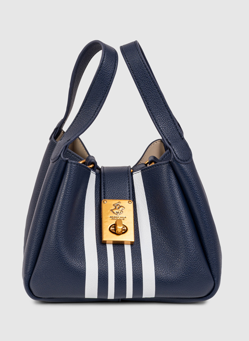 Textured Satchel Bag Set