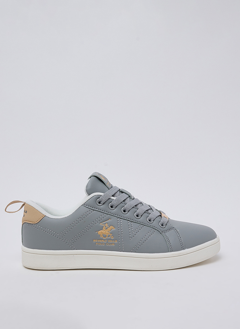 Logo Printed Lace-Up Sneakers