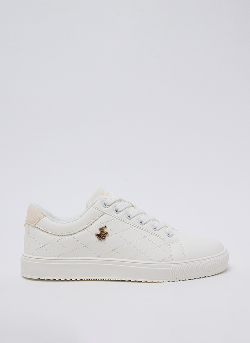 Logo Detail Lace-Up Sneakers
