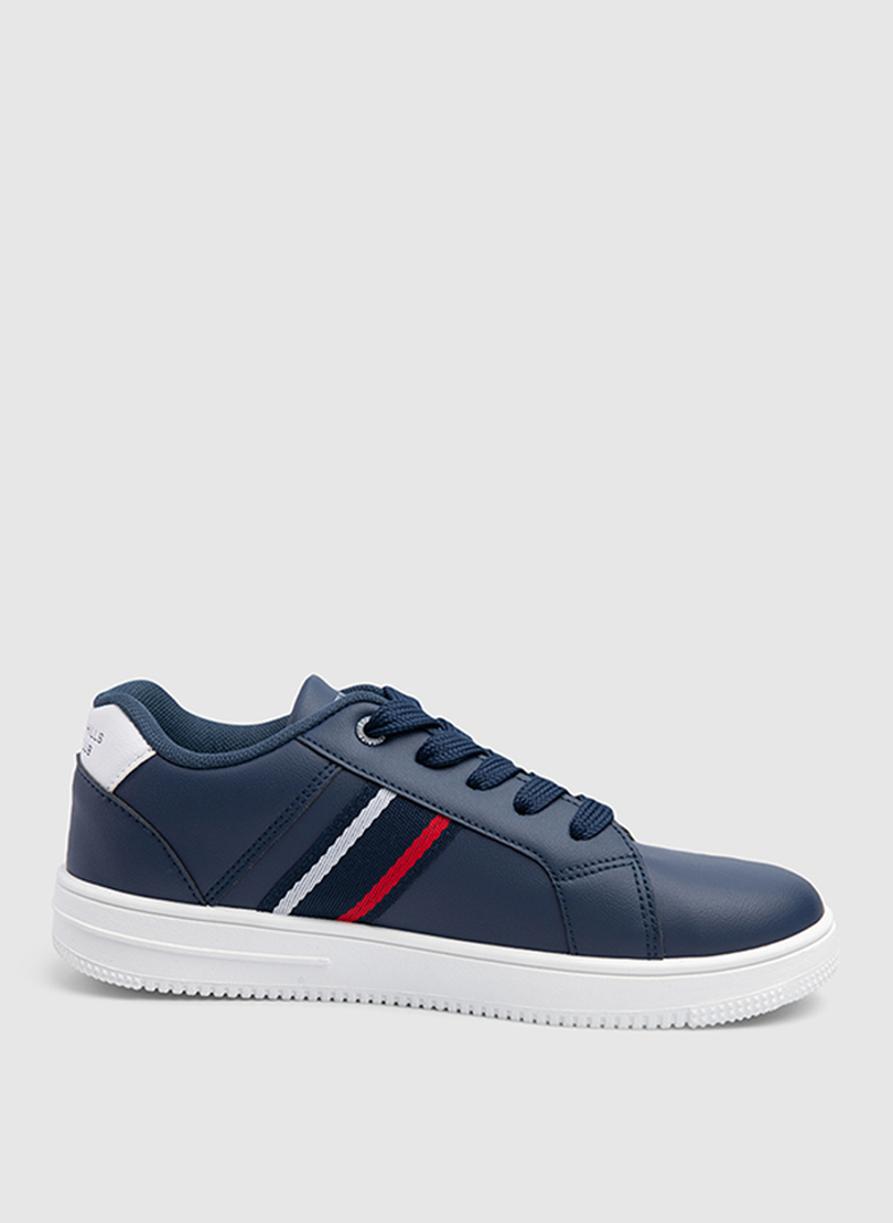 Logo Detail Lace-Up Sneakers