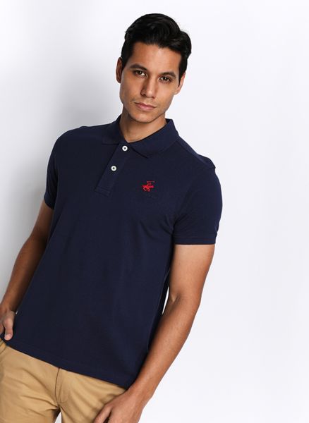 Logo Embroidered Polo T-Shirt