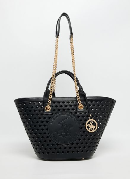 Logo Detail Convertible Bucket Bag