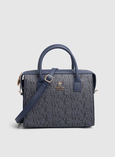 Logo Detail Satchel Bag