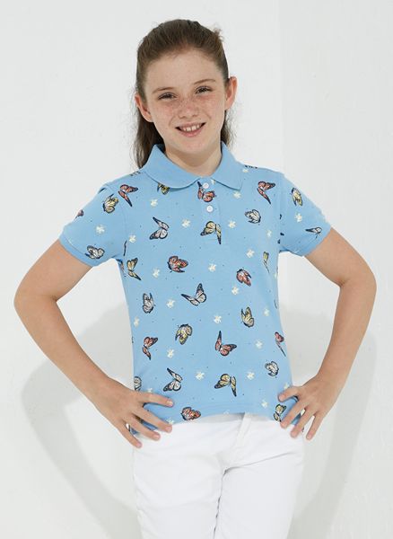 Printed Polo T-Shirt