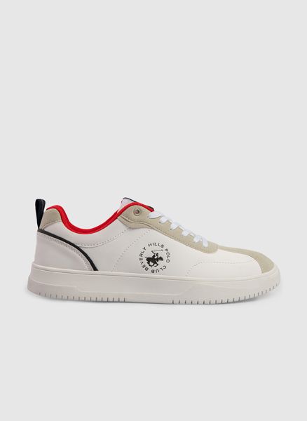 Logo Embroidered Lace-Up Sneakers