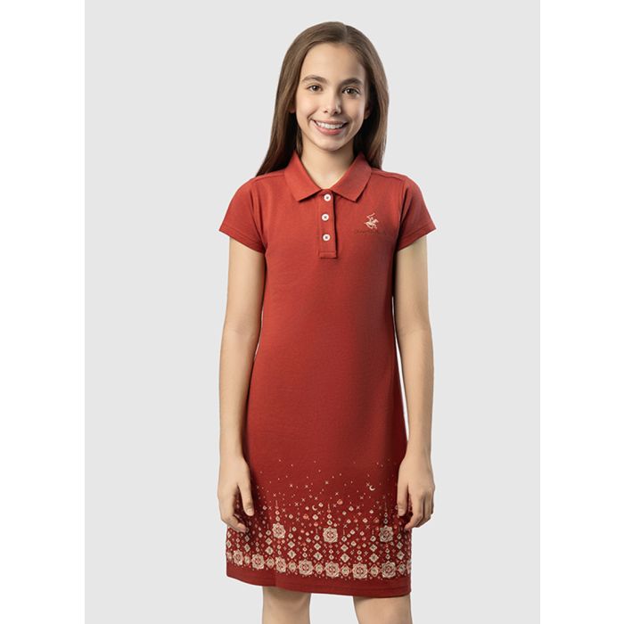white christmas dresses POLO CLUB TSHIRT DRESS – AKIRA main image 1