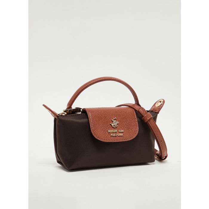 Beverly Hills Polo Club Logo Detail Contrast Detail Handheld Bag - Main Image