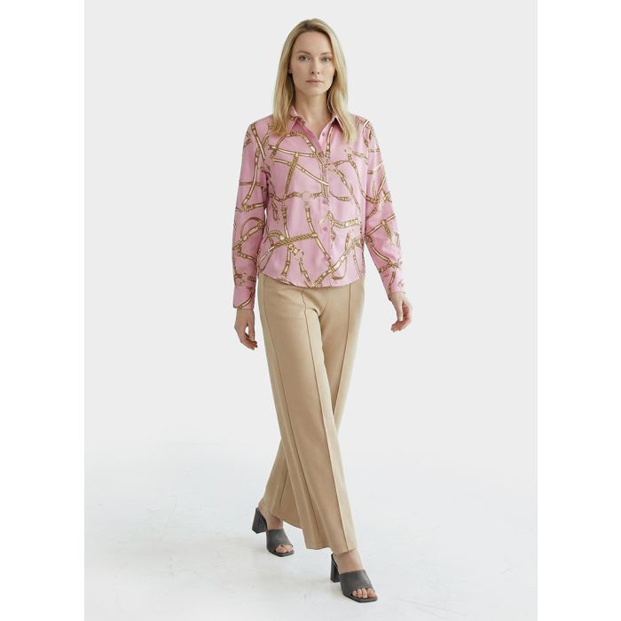 beverly hills polo club dress shirts Beverly Hills Polo Club | Printed Satin Button Down Shirt